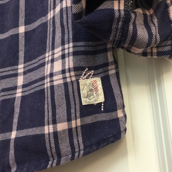 Silver Jeans Purple & Pink Plaid Shirt - Picture 5 of 7
